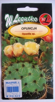 rośliny ozdobne - Opuncja - (Opuntia sp. ) mieszanka nasion zimotrwałych - 0,3 g