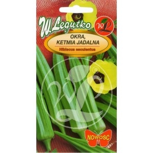 rośliny ogrodowe - Okra - ketmia jadalna - nasiona - 1g - Hibiscus esculentus