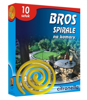 rośliny ozdobne - Spirale na komary Citronella 10 szt.